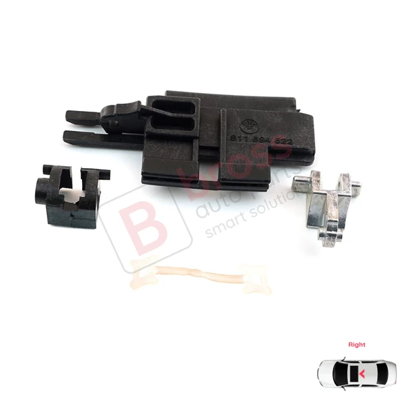 BMW 5 E39 X5 E53 İçin 4 Parça Sağ Taraf Sunroof Sürgülü Tavan Kılavuz Rayı Kaldırma Kolu Tamir Seti ürün görseli 1