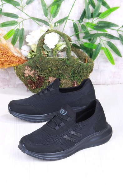 Fort 07602 Comfort Taban Rahat Esnek Yumuşak Bağcıksız Erkek Spor Ayakkabı - Resim 3