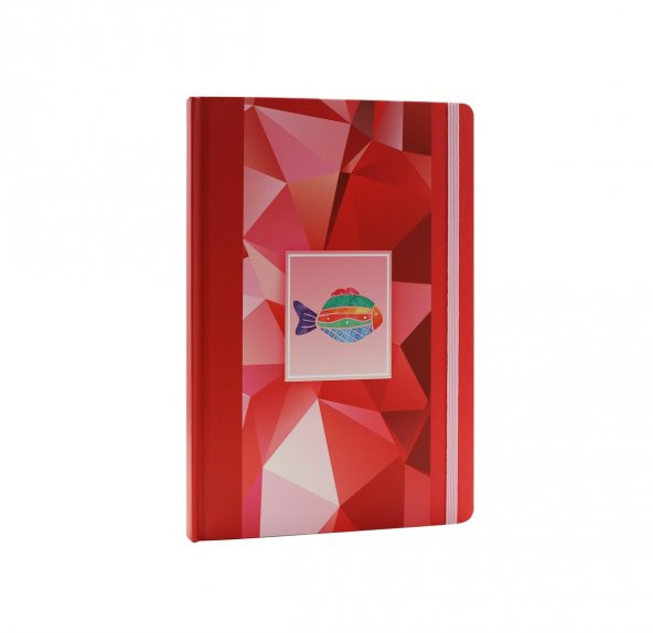 Keskin Color Kısmet 17x24cm 96 Yaprak Çizgisiz Sert Kapak Ciltli Lastikli Defter
