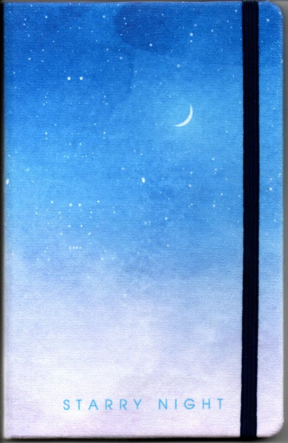 Keskin Color Starry Night 13x21cm Sert kapak 80 Yaprak Çizgisiz (Düz) Ciltli Defter