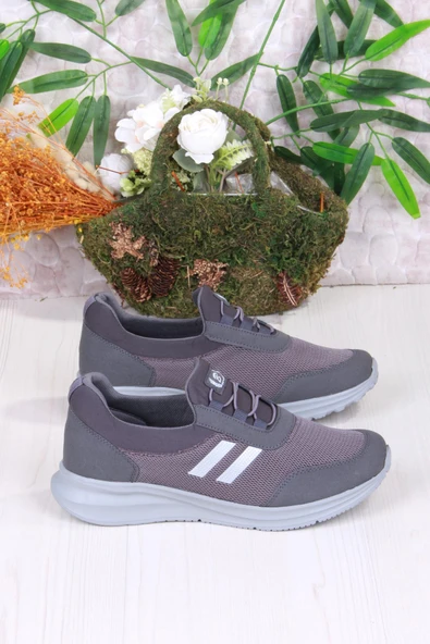 Fort 07602 Comfort Taban Rahat Esnek Yumuşak Bağcıksız Erkek Spor Ayakkabı - Resim 7