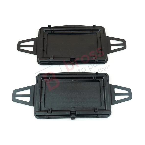 Mercedes W211 İçin 2 Adet Siyah Renk Güneşlik Ayna Kapağı Sağ ve Sol 2108102510 - Resim 2