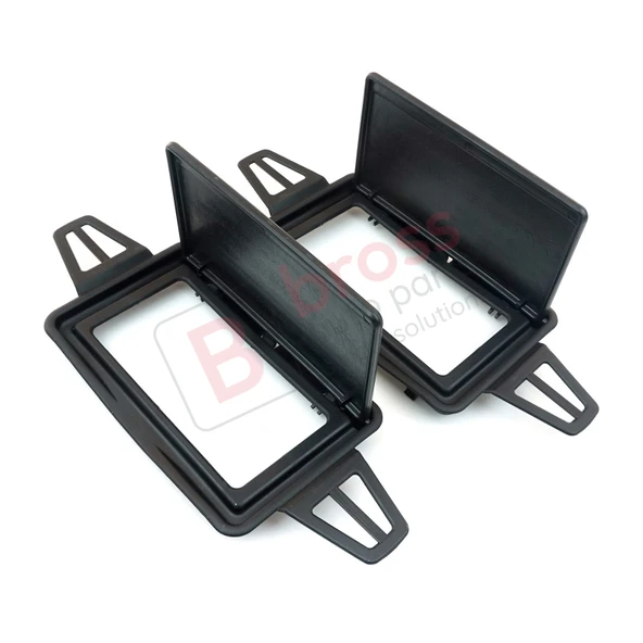 Mercedes W211 İçin 2 Adet Siyah Renk Güneşlik Ayna Kapağı Sağ ve Sol 2108102510 - Resim 5