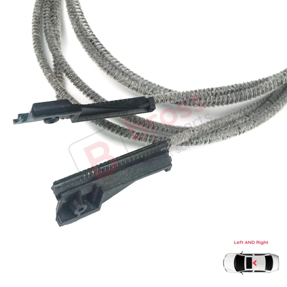 Mercedes E Class W210 1996-2003 S W220 1998-2005 2107800189 2107800089 İçin Sağ Sol Sunroof Halatı - Resim 5