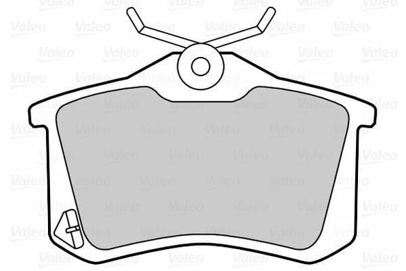 VALEO 670463 | Fren Balata Arka Golf.4.5-Psst-307-C2-C3-C4 17mm