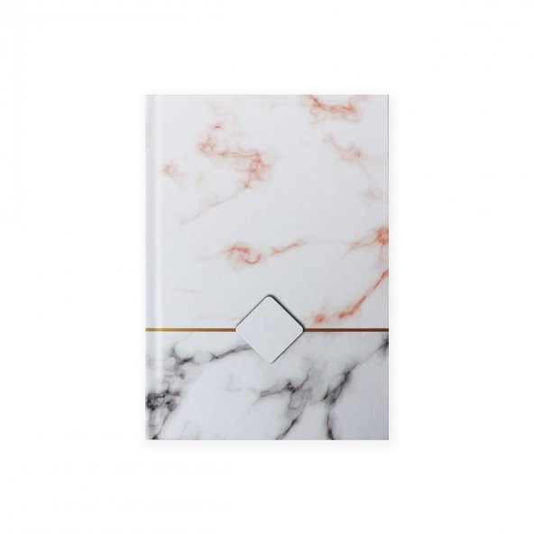 Keskin Color 14x20cm Marble Hare 64 Yaprak Ciltli Sert Kapak Defter