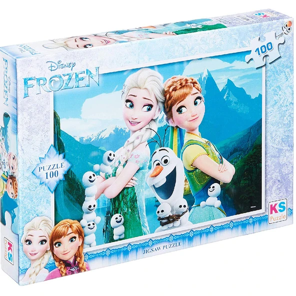 Ks Games Puzzle 100 Parça Frozen FRZ 714
