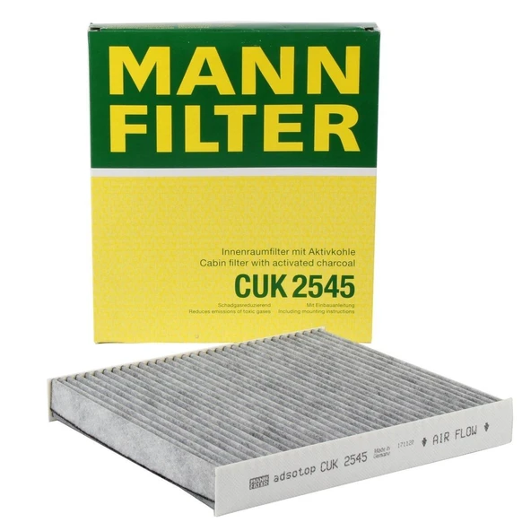 MANN CUK2545 | Skoda Roomster 1.4 BXW Motor Karbonlu Polen Filtresi