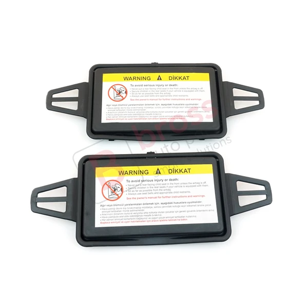 Mercedes W211 İçin 2 Adet Siyah Renk Güneşlik Ayna Kapağı Sağ ve Sol 2108102510 ürün görseli 1