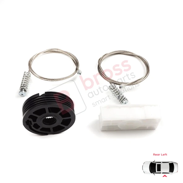 Jaguar XK8 XKR X100 1997-2006 Coupe Convertible C2N3914 İçin Arka Sol Cam Kriko Tamir Seti - Resim 2