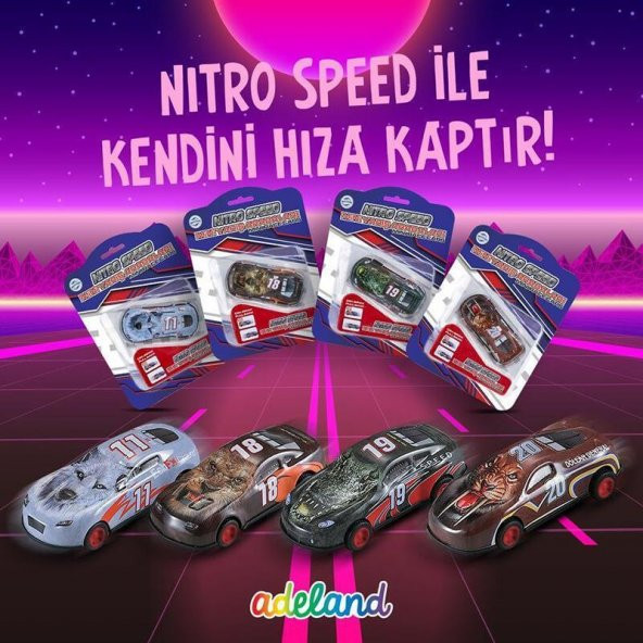 Adeland Nitro Speed Mini Yarış Arabaları