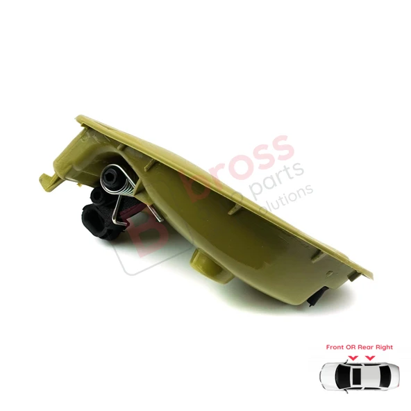 Renault Kangoo I Twingo MK1 Nissan Kubistar X76 8200259376 İçin Sağ İç Kapı Açma Kolu Hardal Rengi - Resim 4