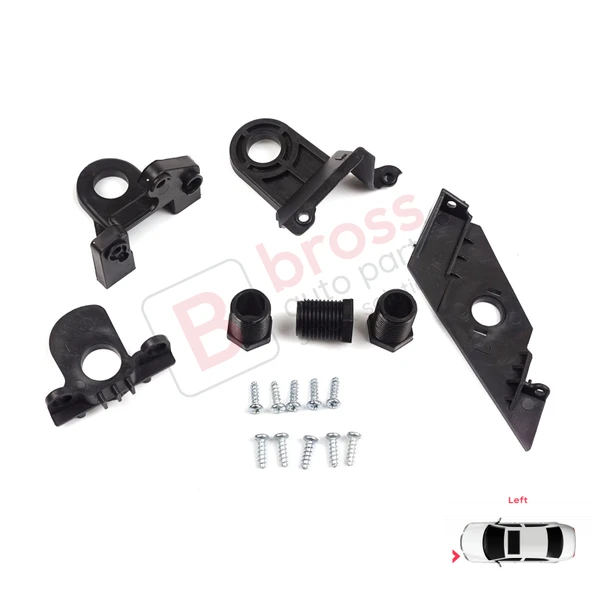 VW Passat 3C B7 362 365 2011-2014 3AA998225 İçin Sol Ön Far Ayak Tamir Seti - Resim 2