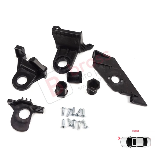 VW Passat 3C B7 362 365 2011-2014 3AA998226 İçin Sağ Ön Far Ayak Tamir Seti - Resim 4