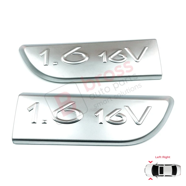 Megane MK2 Scenic MK2 İçin Krom 1 6 16V Amblem Yazısı 8200209130