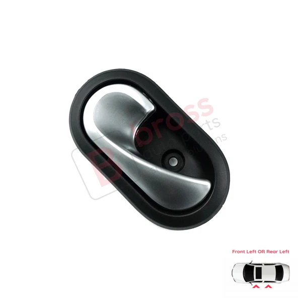 Dacia Dokker Lodgy Duster Sandero Logan İçin Sol İç Kapı Açma Kolu Krom Renk 8200735219 - Resim 3