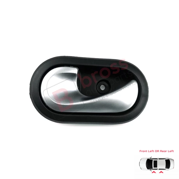 Dacia Dokker Lodgy Duster Sandero Logan İçin Sol İç Kapı Açma Kolu Krom Renk 8200735219 - Resim 2