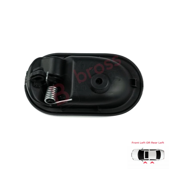 Dacia Dokker Lodgy Duster Sandero Logan İçin Sol İç Kapı Açma Kolu Krom Renk 8200735219 - Resim 4