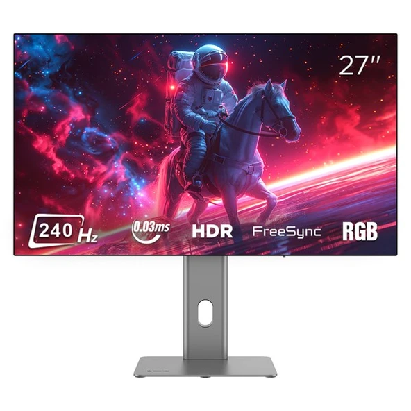 RAMPAGE 27" OLED ZENITH ZN27OL240 0.03MS 240Hz HDMI-DP GAMING MONİTÖR 2560X1440