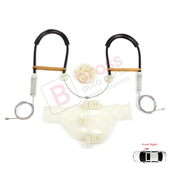 Citroen C4 MK1 LC LR 2004-2014 4/5 Kapı 9222V0 İçin Elektrikli Ön Sağ Cam Kriko Tamir Seti ürün görseli 1