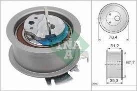 INA 531056530 TRIGER GERGI RULMANI VOLKSWAGEN PASSAT 1.9TDI AVF BKC POLO 1.4TDI BNM TRANSPORTER T5 1.9TDI AXC CADDY III 04- 1.9TDI BJB 2.0 BDJ Kırmızı S