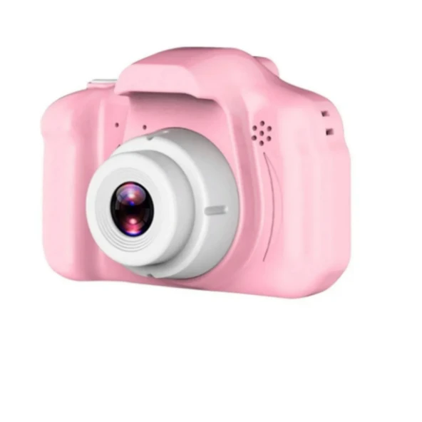 Ozmik CMR9 PLUS  Mini 1080p Hd Çocuk Kamera Dijital Fotoğraf Makinesi 2.0 Inç Ekran 13Mp 2025 PEMBE