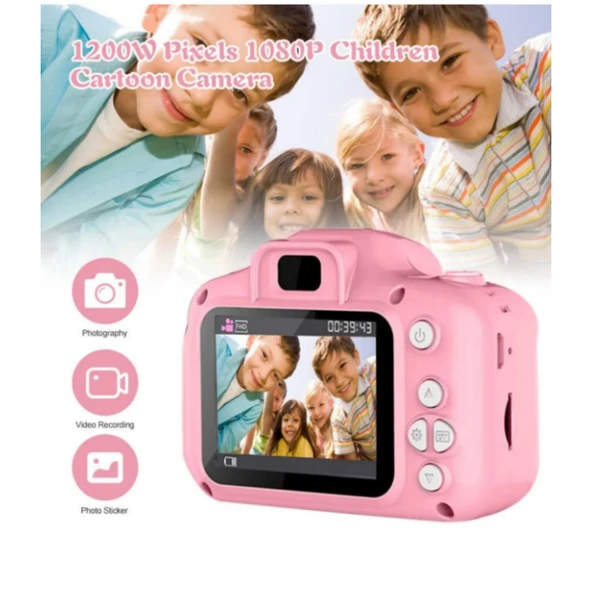 Ozmik CMR9 PLUS  Mini 1080p Hd Çocuk Kamera Dijital Fotoğraf Makinesi 2.0 Inç Ekran 13Mp 2025 YEŞİL - 6