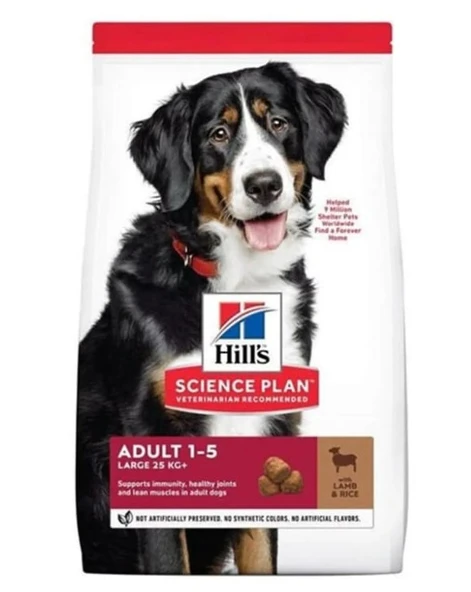 Hill's Kuzu Etli Büyük Irk Yetişkin Köpek Maması 3 KG Açık Mama - 1