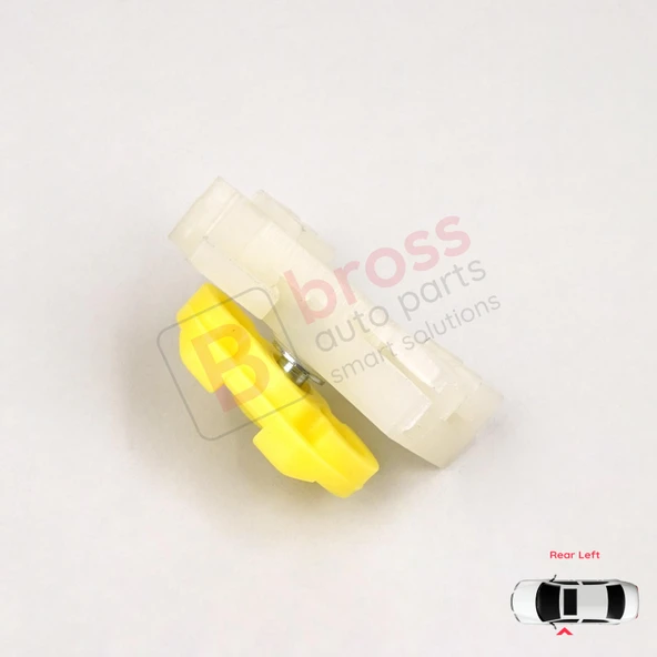 Opel Meriva MK1 A 2003-2010 93362663 İçin Arka Sol Kapı Cam Kriko Tamir Klipsi - Resim 4