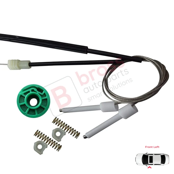 Audi A6 C4 4A 1994-1998 100 C4 4A 4/5 Kapı 4A0837461 İçin Elektrikli Ön Sol Cam Kriko Tamir Seti ürün görseli 1