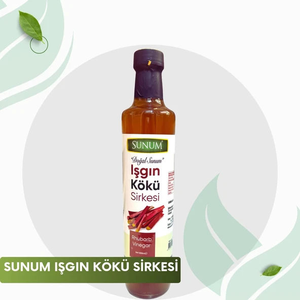 Sunum Işgın Kökü Sirkesi Cam Şişe 500 ml. - 3