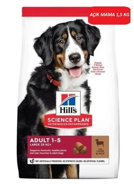 Hill's Kuzu Etli Büyük Irk Yetişkin Köpek Maması 1,5 KG