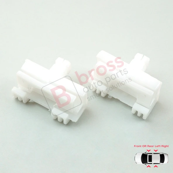 Citroen Saxo Peugeot 106 MK1 MK2 1A 1C 1S 3/5-Kapı 9222G9 9221H1 İçin Sağ Sol Cam Kriko Tamir Klipsi - Resim 2