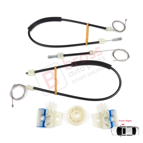 VW Jetta MK6 A6 IV 2010-2018 5C6 5C6837462 İçin Elektrikli Ön Sağ Cam Kriko Tamir Seti