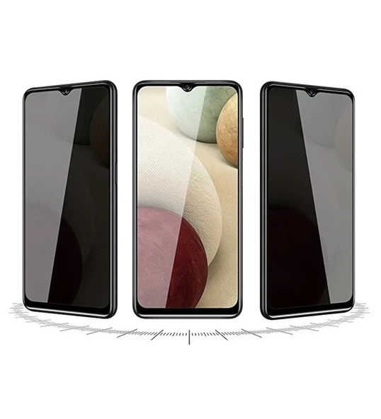 Logis Samsung Galaxy A22 Antistatik Tam Kaplayan Hayalet Ekran Koruyucu  Cam - 4