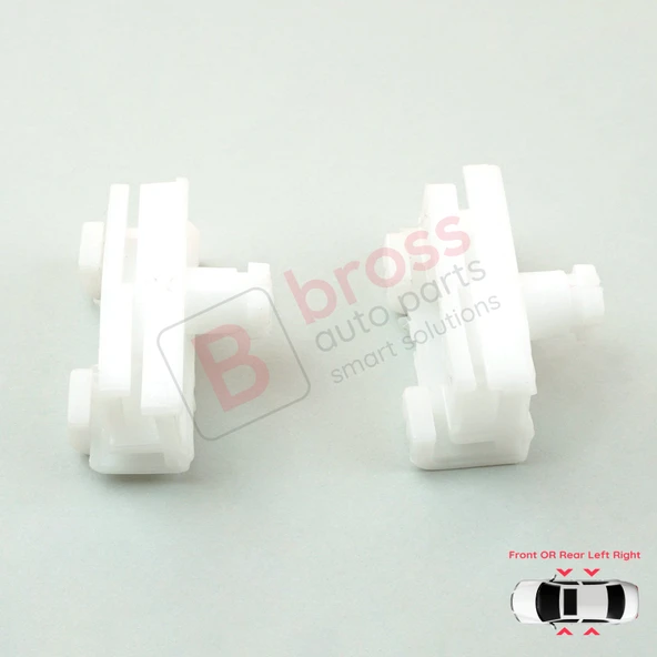 Citroen Saxo Peugeot 106 MK1 MK2 1A 1C 1S 3/5-Kapı 9222G9 9221H1 İçin Sağ Sol Cam Kriko Tamir Klipsi - Resim 3