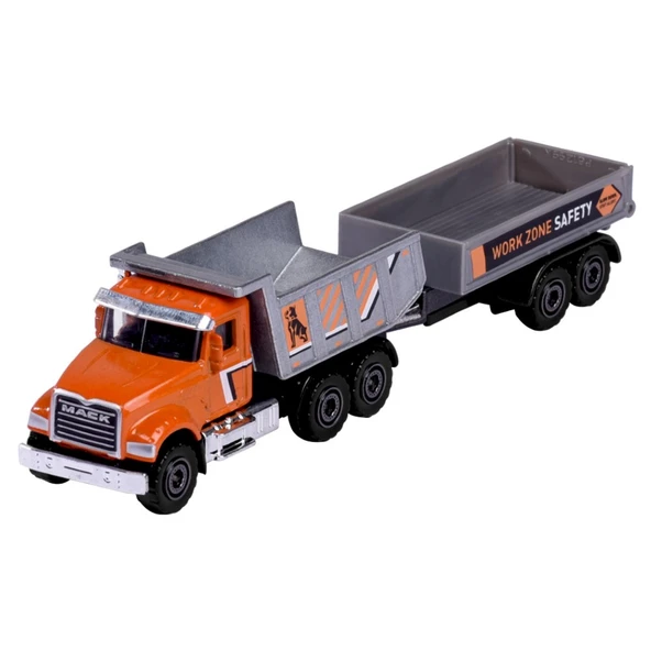 Majorette Trailer Mack Granite + Dump Trailer