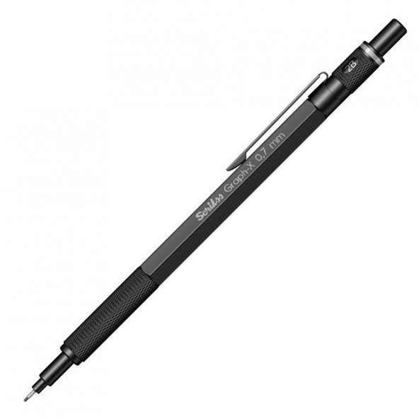 Scrikss Graph-X Metal Color Versatil 0,7 mm Mat Siyah