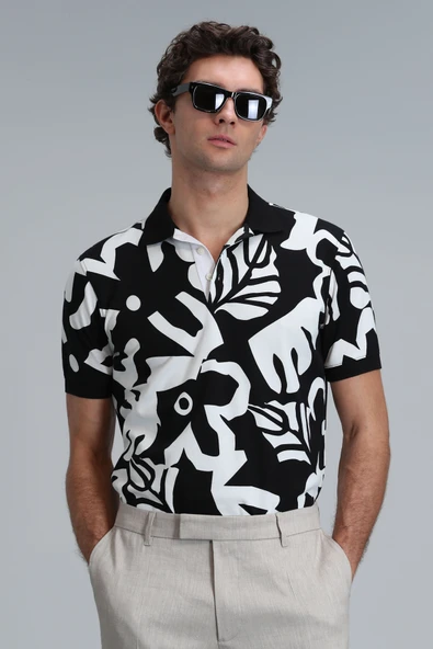 Lufian 111040169 Lındon Smart Polo Yaka Tişort Erkek T-Shirt