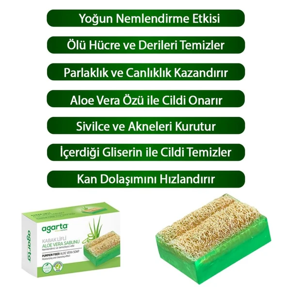Kabak Lifli Aloe Vera Sabunu 125 Gr - 3