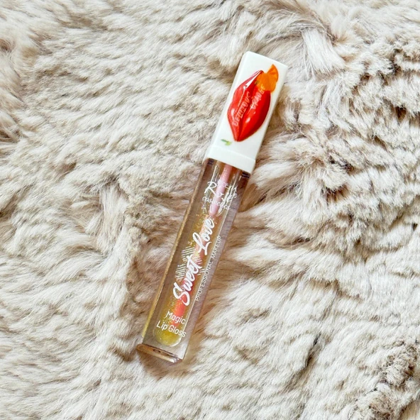 Sudedi Home Portakal Tadında Işıltılı Dudaklar Lip Gloss Keyfi