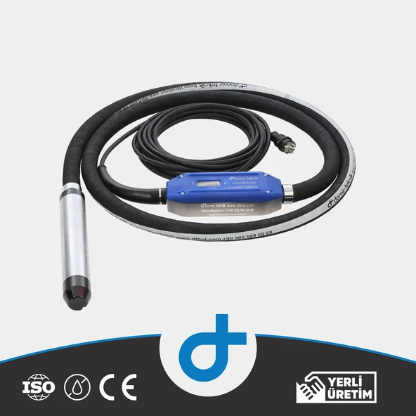 Beton Vibratörü Kendinden Konvertörlü 75 mm - DT 220 Eco