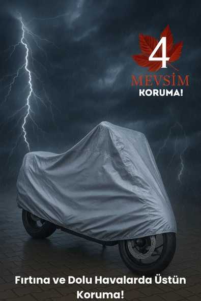 Mondial 50 Wing Motosiklet Brandası Su Geçirmez Kumaş Motor Brandası - 4