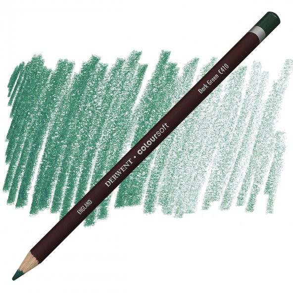 Derwent Coloursoft Dark Green C410