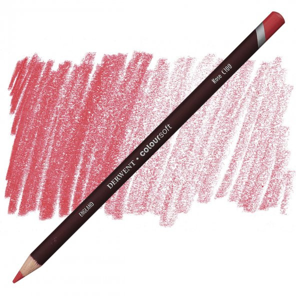 Derwent Coloursoft Rose C100
