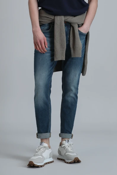 Lufian 111200155 Joy Smart Jean Erkek Pantolon Slim Fit Erkek Kot Pantolon