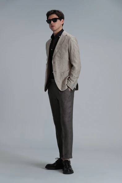 Lufian 111190317 Star Smart Erkek Chino Pantolon Comfort Fit Erkek Pantolon - Resim 2