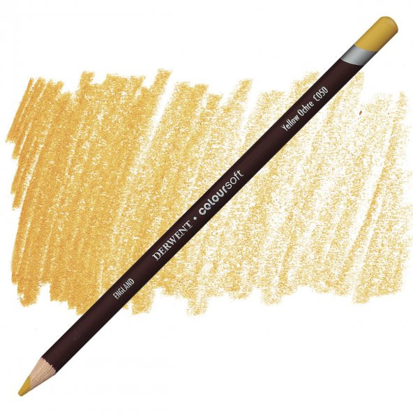 Derwent Coloursoft Yellow Ochre C050