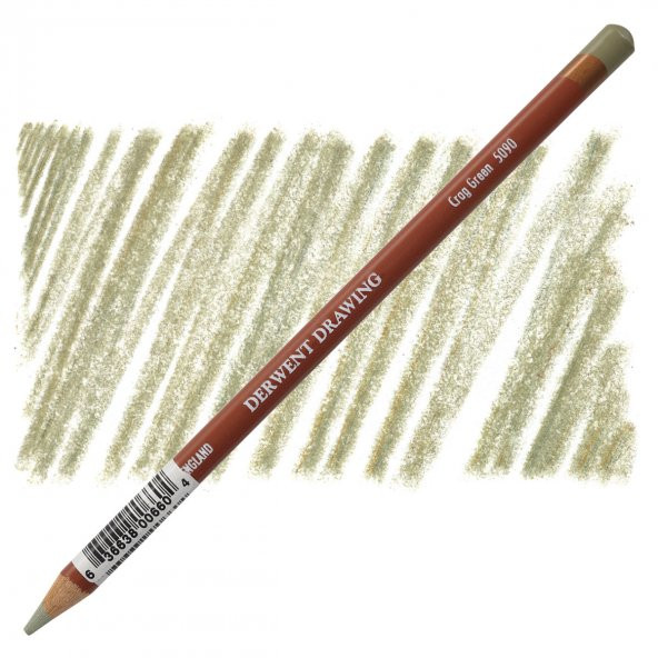 Derwent Drawi̇ng Penci̇l Renkli̇ Çi̇zi̇m Kalemi̇ Crag Green 5090
