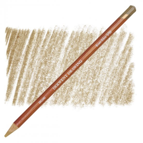 Derwent Drawi̇ng Penci̇l Renkli̇ Çi̇zi̇m Kalemi̇ Brown Ochre 5700